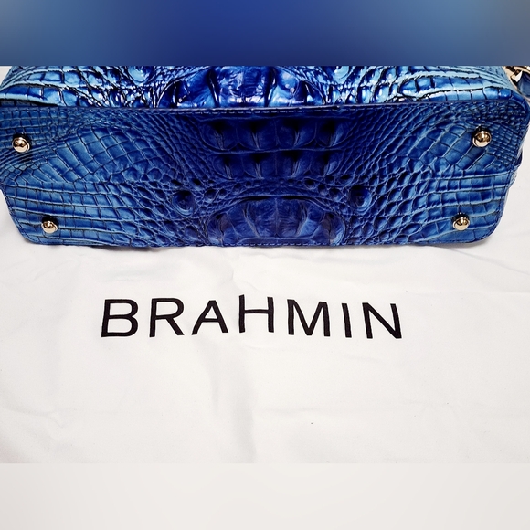 BRAHMIN | Elaine Blue Shadow Melbourne Bag | *NWT* - Picture 9 of 11